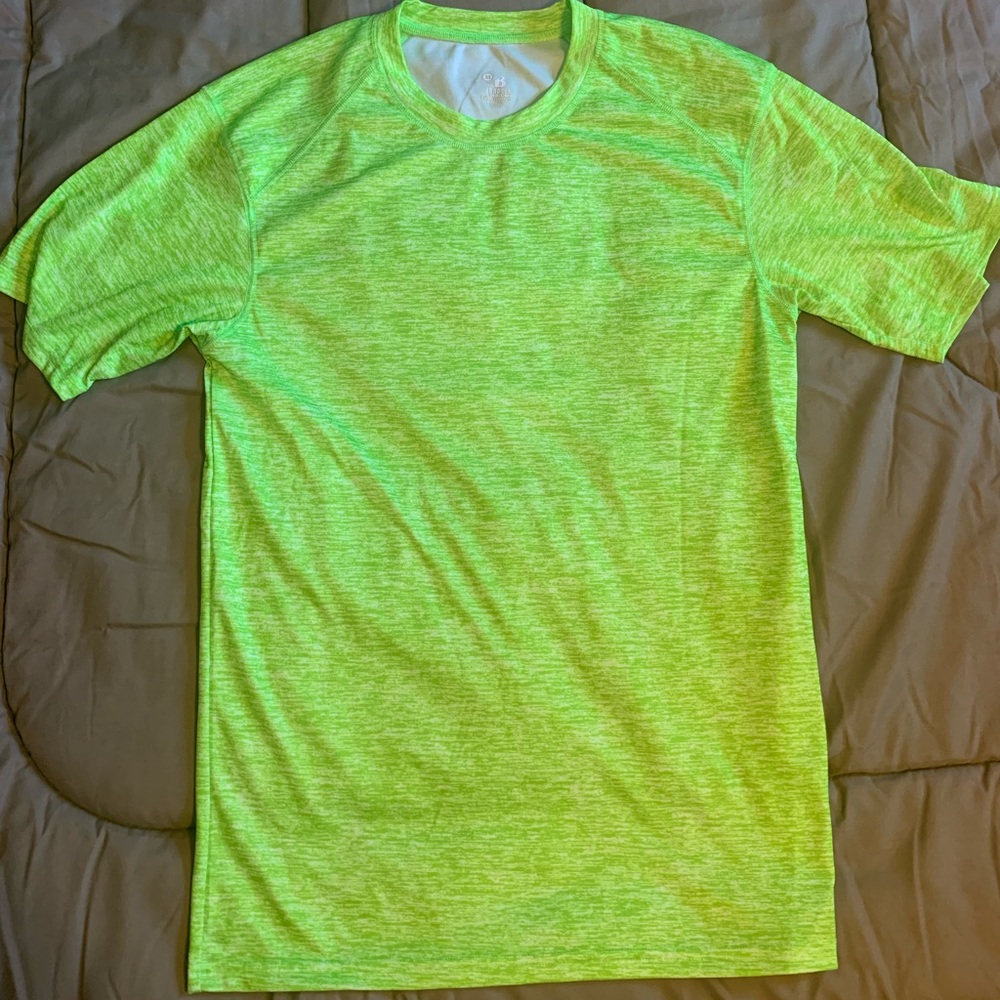 Lime Green Athletic T Shirt